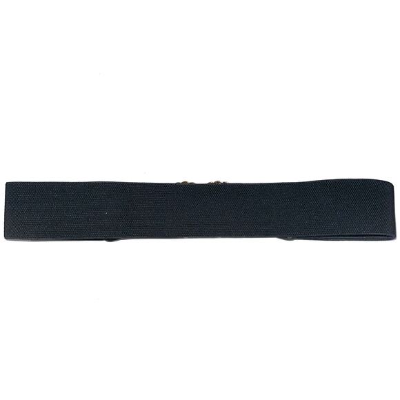 Torrid Black Gold Double O Stretch Waist Belt Size 2X - Picture 4 of 7